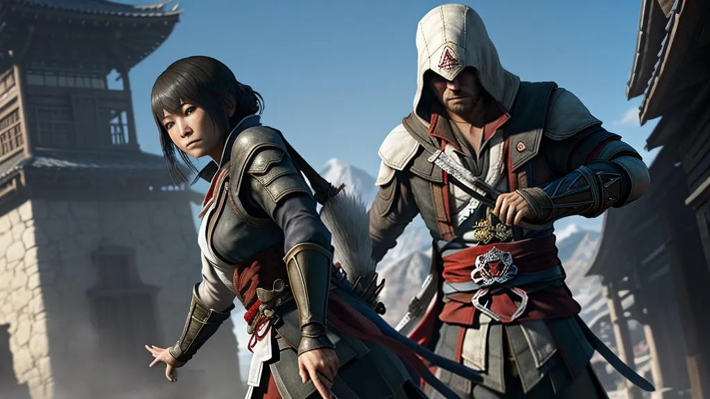 La transformación de Naoko: de ninja clásico a asesina al estilo de Assassin's Creed