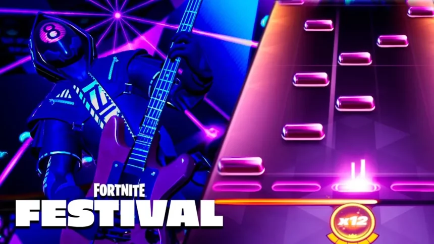 La Canción Más Difícil de Guitar Hero Llega al Festival de Fortnite ¡Totalmente Gratis!