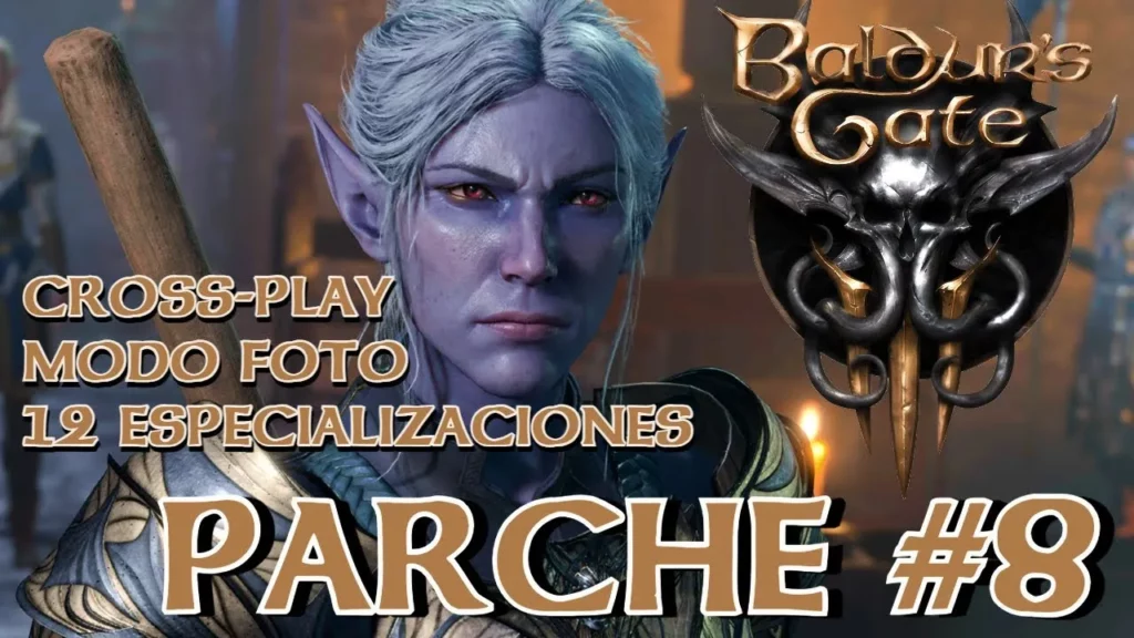 Llega el Parche 8 de Baldur's Gate 3: Nuevas Clases, Cross-Play y Modo Foto