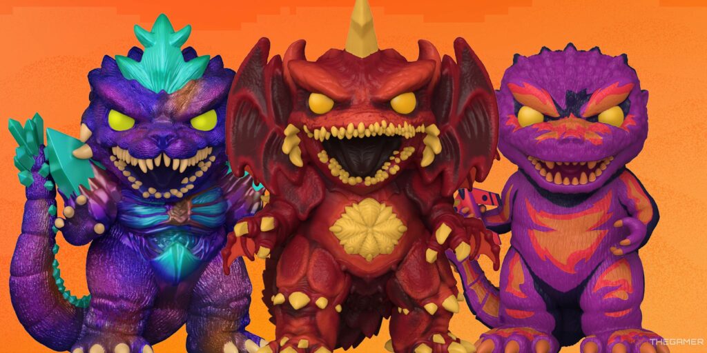 Godzilla Lanzará Cinco Nuevos Funko Pops Inspirados en Sus Diseños Más Únicos