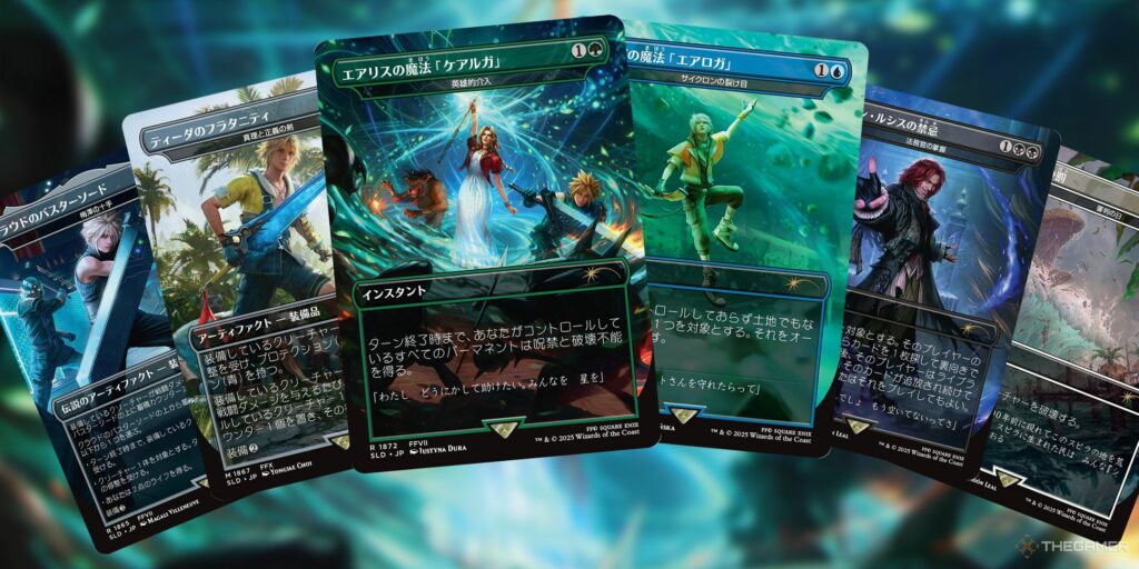 MTG Revela Secret Lairs de Final Fantasy con Valiosas Reimpresiones como Cyclonic Rift y Heroic Intervention