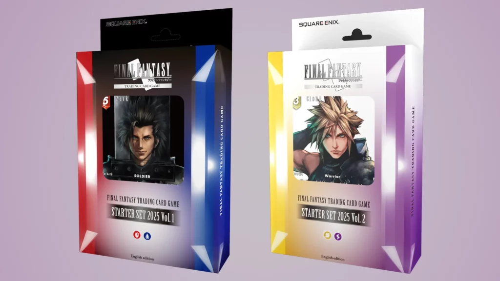 Square Enix Presenta Nuevos Starter Sets de TCG de Final Fantasy con Cloud y Zack