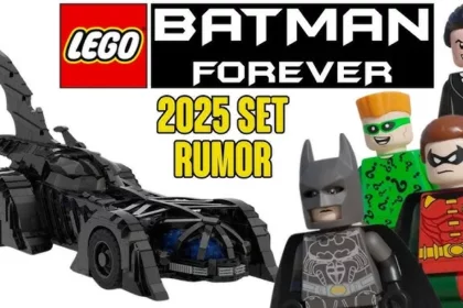 Revelan el set de Lego del Batmóvil de Batman Forever con minifigura a juego