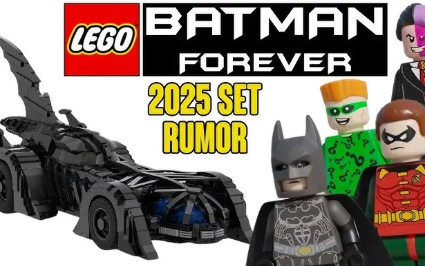 Revelan el set de Lego del Batmóvil de Batman Forever con minifigura a juego