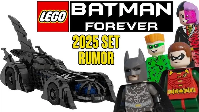 Revelan el set de Lego del Batmóvil de Batman Forever con minifigura a juego